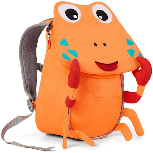 Ergonomischer Rucksack 1-3 Jahre Krabbe orange