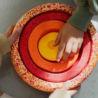 Stapelstein® Inside 4er Set warm Rainbow classic