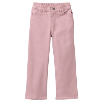 Weite Twill Hose rosa