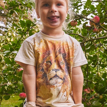Elastisches Shirt kurzarm Hummer Krebs creme