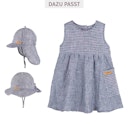 Vorschaubild Leinen Mädchen Sommerkleid