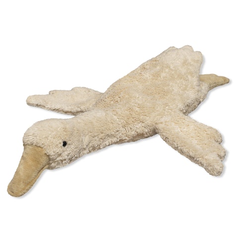 Gans klein Traubenkern Kuscheltier Wärmekissen leinen