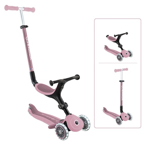 3in1 Kinderfahrzeug Globber Go-Up Active Lights Eco Beere ab 15 M