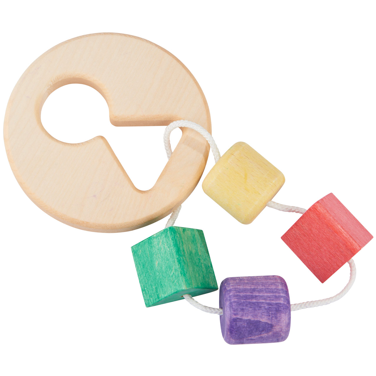Holz Greifling Fädel-Formen ab 12 Monaten