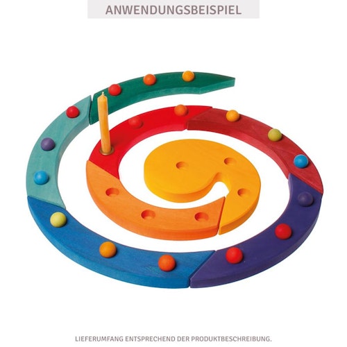 Grimms Geburtstagsspirale bunt