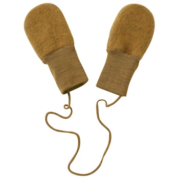 Fäustel Handschuhe Fleece safran-gelb