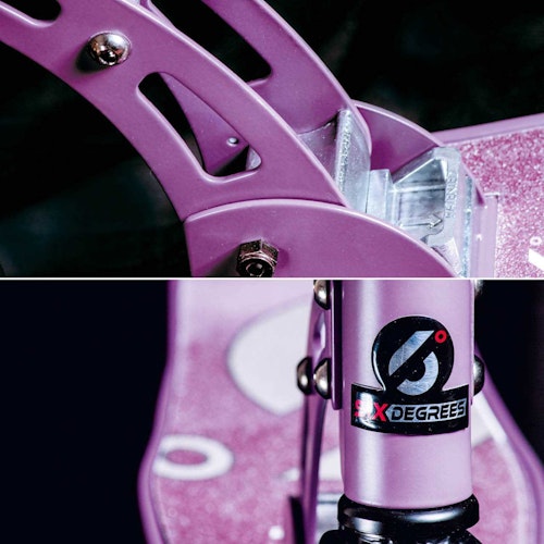 Alu Scooter ab 6 Jahre 35-100kg 205mm-Rädern Lila