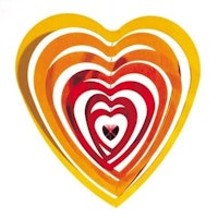 Mobile schwingende Herzen 30 cm