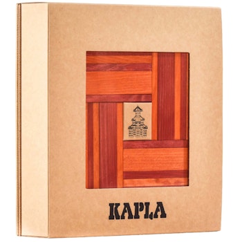 Steine Buch und Farben 40er Set (rot/orange)