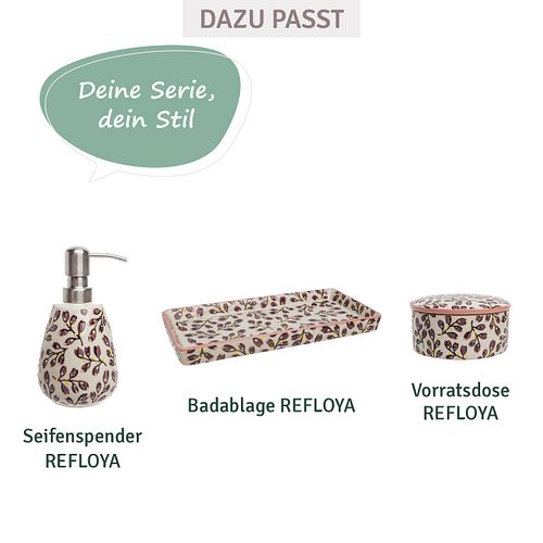 Seifenspender REFLOYA 300 ml mit Edelstahlpumpaufsatz