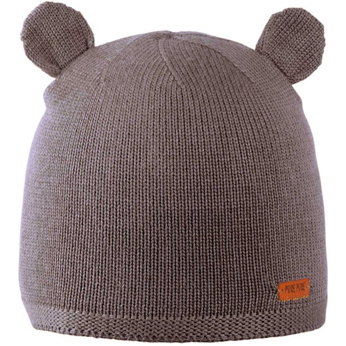 Öhrchen Strickmütze Wolle Seide