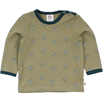 Leichtes Langarmshirt  khaki mit Traktor