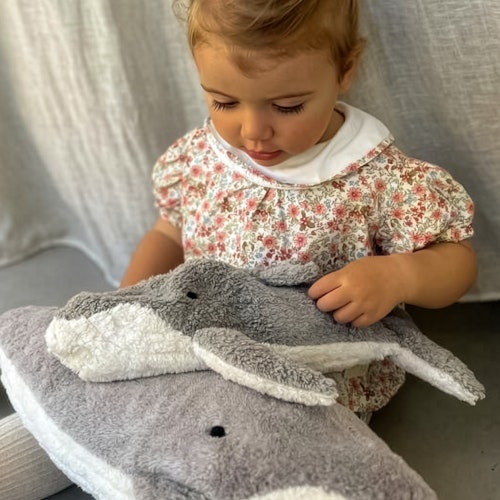 Kuscheltier & Wärmekissen Wal klein 38 cm