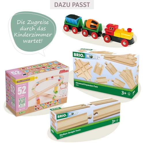 Zug mit Batterielok 3 Teile ab 3 Jahren