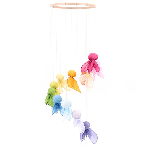 Feenreigen Bastelset – Babymobile selber basteln 12 Figuren