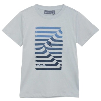 Shirt kurzarm "Surf" Aufschrift weiß