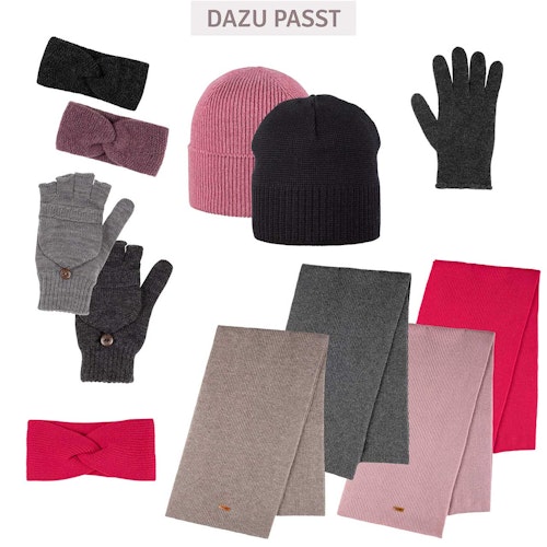 Damen Fingerhandschuhe Wolle Kaschmir