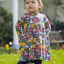 Vorschaubild Kleid langarm Blumenwiese