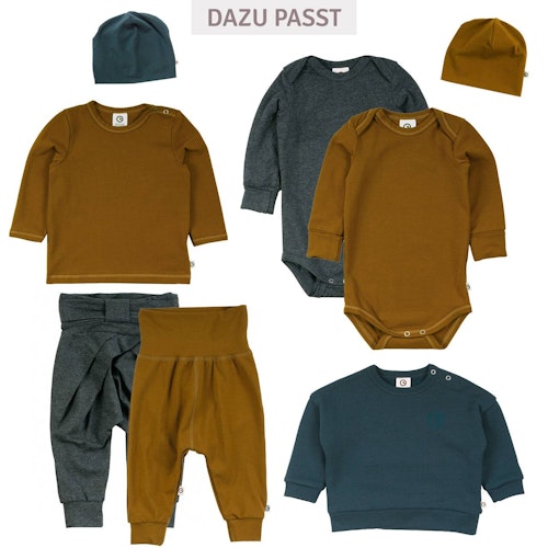 Dehnbares Basic Langarmshirt
