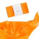 Vorschaubild Spieltuch Seide orange mittel 89 x 89 cm