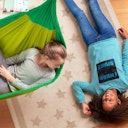 Vorschaubild Bio Kinderhängematte Froggy Grün ab 3 - 12 Jahre