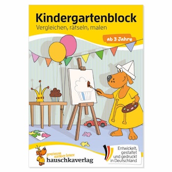 Kindergarten Mal- und Rätselblock 3 Jahre