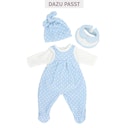 Vorschaubild Babypuppe Struwwelchen (brünett mit rosa Puppenkleidung)