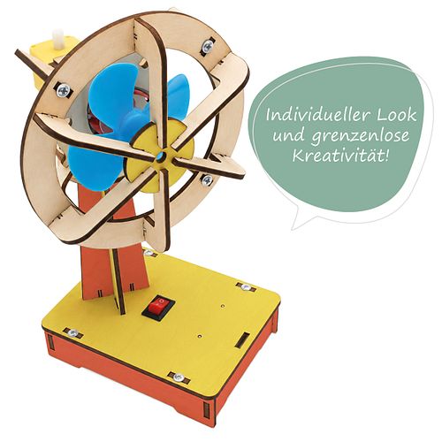 miniMINT BreezeBuddy - Technik Holzbausatz ab 8 Jahren