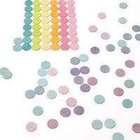 120 Konfettitaler pastell Kindergeburtstags Deko