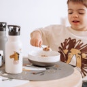 Vorschaubild Tischset Silikon Zebra grau