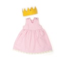 Vorschaubild Puppenkleid Prinzessin + Zubehör rosa