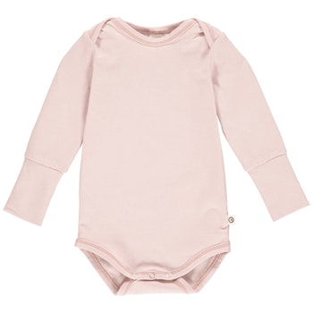 Body langarm uni rose