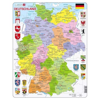 Lernpuzzle Deutschland Bundesländer für Kinder ab 6 Jahre
