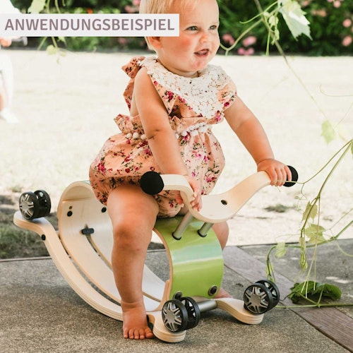 2in1 Schaukel und Rutschfahrzeug Mini-Flip Racer rot