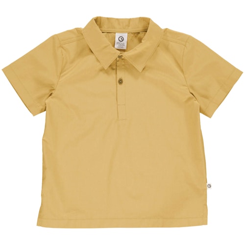 Leichtes Poplin kurzarm Poloshirt