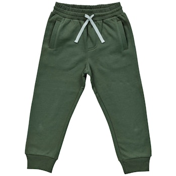 Warme Sweat Jogginghose dunkelgrün