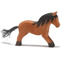 Vorschaubild Kaltblutpferd Holzfigur 12,5 cm