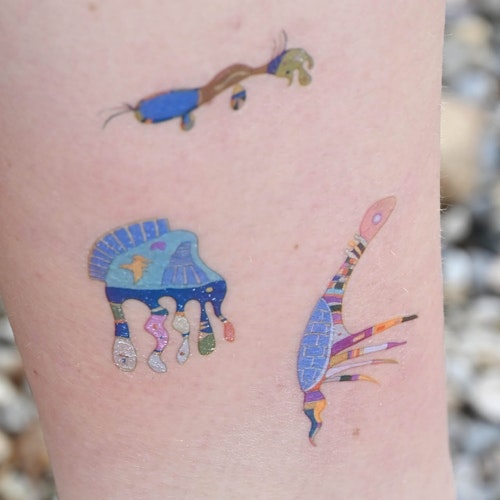Kindertattoos Kunst Kandinsky