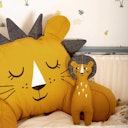 Vorschaubild Sitzkissen für Kinderwagen und Bett - Löwe