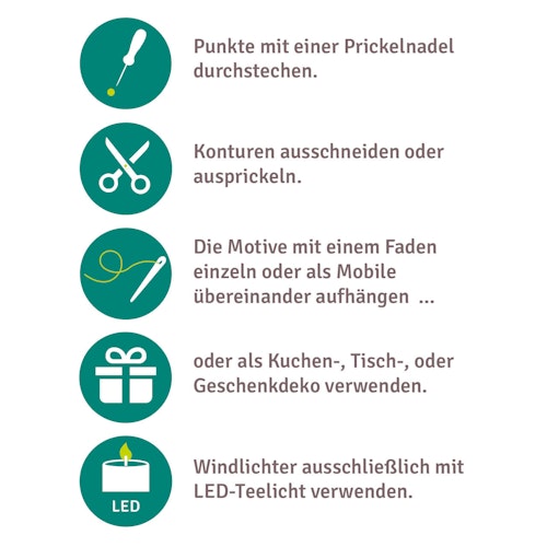 Prickel Bastelset Käfer-Bienen