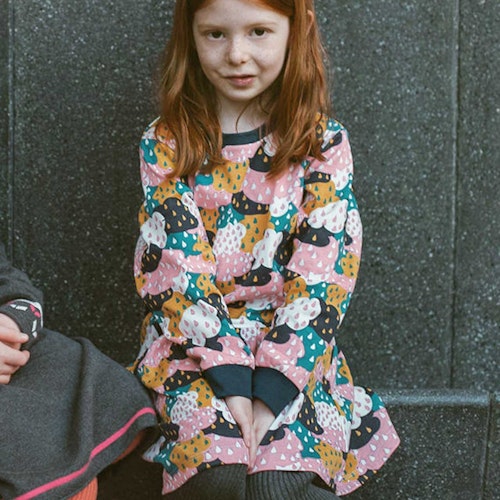 Kleid langarm Bäume