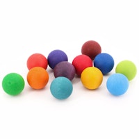 12 kleine Regenbogenkugeln 3,5 cm ab 3 Jahren