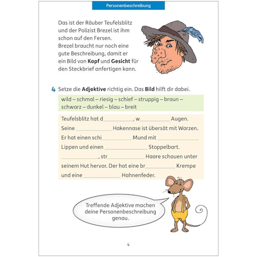 Deutsch Übungsheft Aufsatz schreiben – 4. Klasse