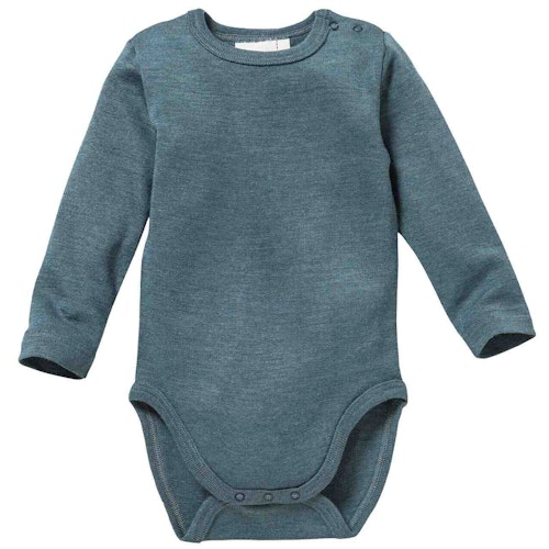 Wolle Seide Body langarm