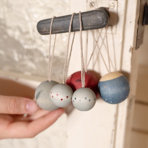 Holz Ornamente Weihnachtsbaumschmuck Wish Balls