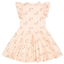 Vorschaubild Edles kurzarm Tellerkleid Blümchen