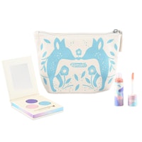 Kinder Kosmetik-Tasche mit Inhalt - Blau 17 x 12 x 6 cm