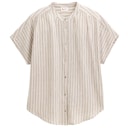 Vorschaubild Damen Kurzarm-Bluse weiß