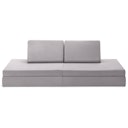 Vorschaubild Funzy Spielsofa 4-teilig Grau