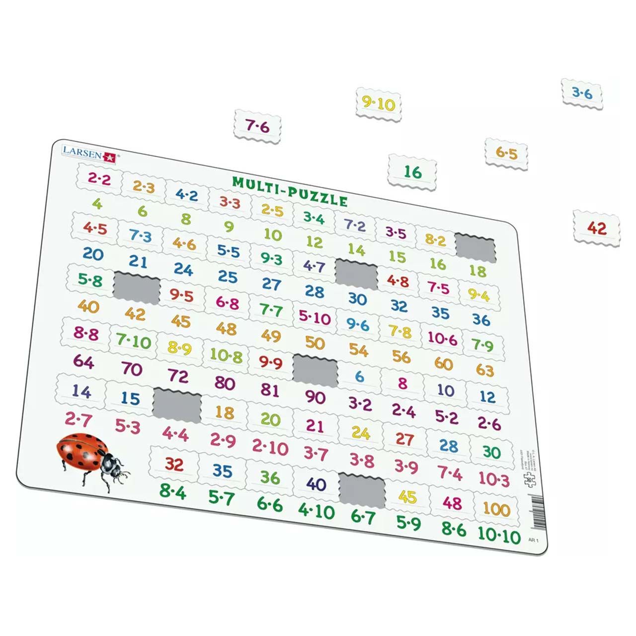 Lernpuzzle Multiplikation für Kinder ab 7 Jahre